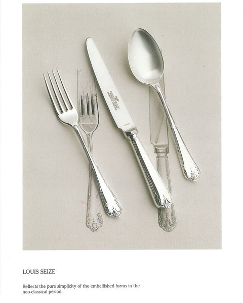 Silver 5 Pc Place-Setting, Louis-Seize