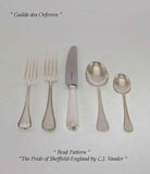 Silver 5 Pc Place-Setting, Bead