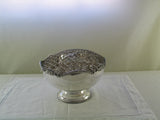 Silver Rose Bowl with Net, Gadroon & Shell