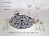 Silver 5 Pc Place-Setting, Old English Thread