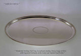 Wonderful Sterling Oval Tray, Exceptional Quality