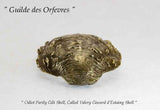 Odiot Silver Partly Gilt Open Shell