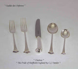 Silver 5-pc Place-Setting, Onslow