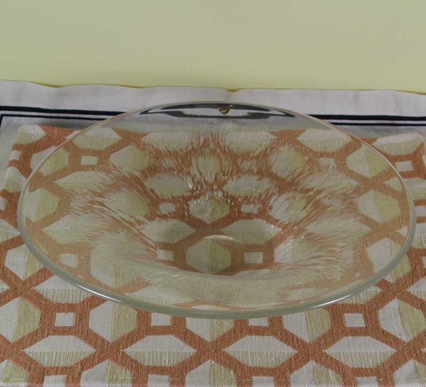 Vintage Orrefors Beautifully Etched Bowl