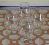Vintage Orrefors Set of 4 Brandy Glasses, Unusual Shape