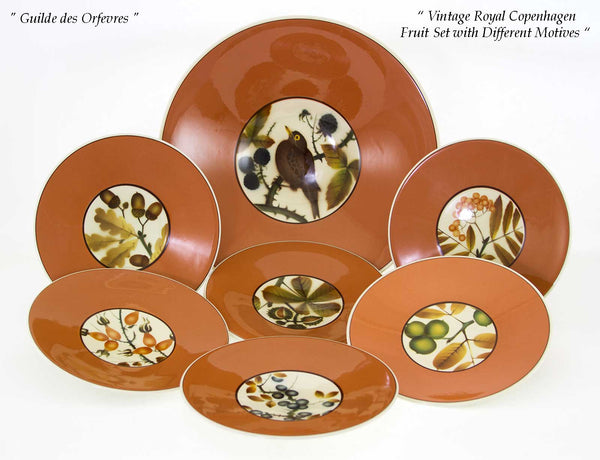 Royal Copenhagen Vintage Fruit Set Orange Decoration