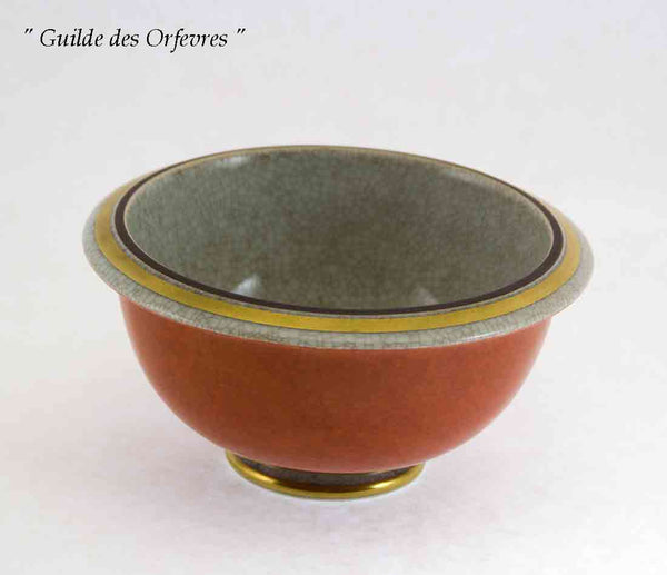 Royal Copenhagen Round Bowl, Craquelé