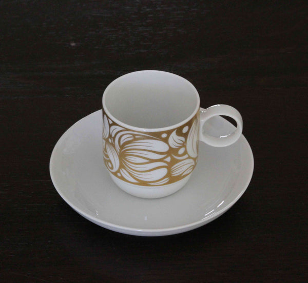Vintage Rosenthal Coffee Cup & Saucer Studio Line with Porcelain