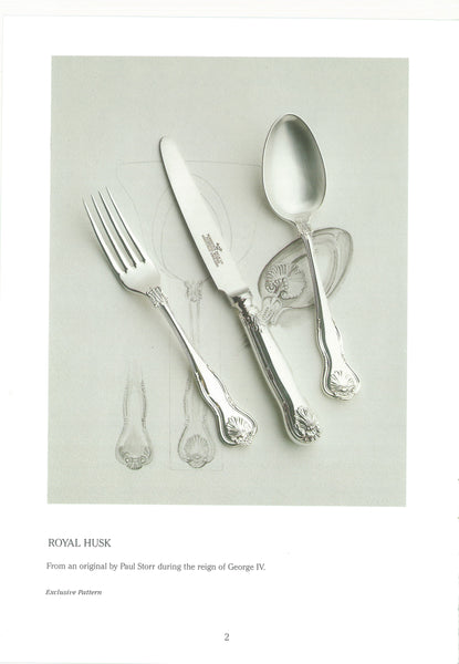 Silver 5 Pc Place-Setting, Royal-Husk