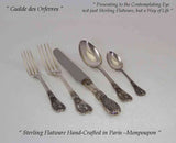 Sterling Silver 5-pc Place-Setting, Montpoupon