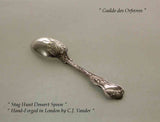 Hand-Forged Sterling Silver 4-pc Place-Setting, Staghunt