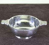 Sterling Silver Quaich Bowl with Celtic Border