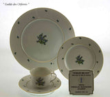 4-piece Place-Setting, Forget-me-not, Hand-Painted by Augarten