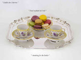 Silver Square Salvers, Chippendale Shaped Corners