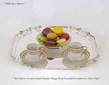 Silver Square Salvers, Chippendale Shaped Corners