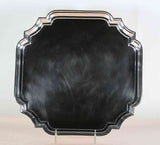 Silver Square Salver, Chippendale Shaped Corners 12 in.