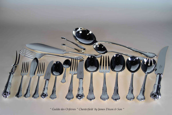 Complete European Cutlery Set for 12, Chesterfield