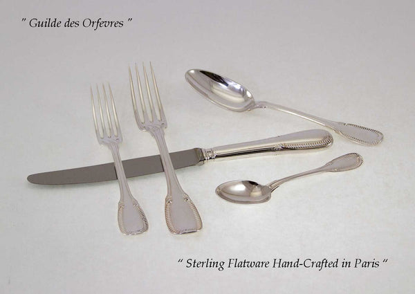 Sterling Silver 5-pc Place-Setting, Clos-Lucé