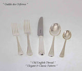 Silver 5 Pc Place-Setting, Old English Thread